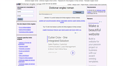 Desktop Screenshot of dictionarenglezroman.net