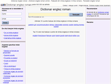 Tablet Screenshot of dictionarenglezroman.net